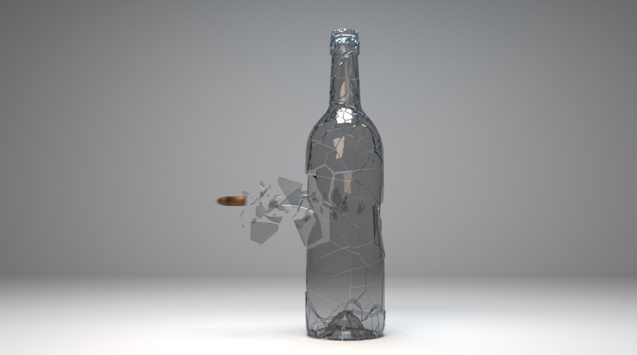 glass bottle